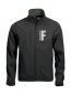 Preview: Softshell-Jacke Basic Beschriftung refl. FEUERWEHR klein auf Brust