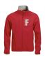 Preview: Softshell-Jacke Basic Beschriftung refl. FEUERWEHR klein auf Brust
