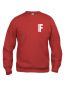 Preview: Sweat-Shirt Basic Beschriftung weiss FEUERWEHR klein auf Brust