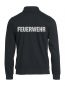 Preview: Sweatjacke Basic Cardigan Beschriftung refl. FEUERWEHR gross auf Rücken