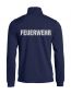 Preview: Sweatjacke Basic Cardigan Beschriftung refl. FEUERWEHR gross auf Rücken