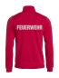 Preview: Sweatjacke Basic Cardigan Beschriftung refl. FEUERWEHR gross auf Rücken