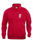 Preview: Sweatjacke Basic Cardigan Beschriftung refl. FEUERWEHR klein auf Brust