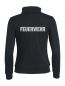 Preview: Sweatjacke Basic Cardigan Ladies Beschriftung refl. FEUERWEHR gross auf Rücken