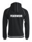Preview: Sportliche Sweatjacke Beschriftung weiss FEUERWEHR gross auf Rücken