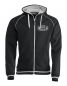 Preview: Sportliche Sweatjacke Beschriftung weiss Swiss Firefighter klein auf Brust