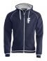 Preview: Sportliche Sweatjacke Beschriftung weiss FEUERWEHR klein auf Brust