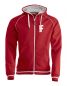 Preview: Sportliche Sweatjacke Beschriftung weiss FEUERWEHR klein auf Brust