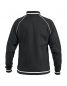 Preview: Sportliche Sweatjacke ohne Kapuze Beschriftung weiss Firefighter klein auf Brust