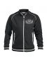 Preview: Sportliche Sweatjacke ohne Kapuze Beschriftung weiss Firefighter klein auf Brust