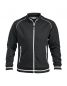 Preview: Sportliche Sweatjacke ohne Kapuze Beschriftung weiss FEUERWEHR gross auf Rücken