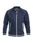 Preview: Sportliche Sweatjacke ohne Kapuze Beschriftung weiss FEUERWEHR gross auf Rücken