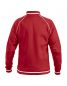 Preview: Sportliche Sweatjacke ohne Kapuze Beschriftung weiss Firefighter klein auf Brust
