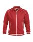 Preview: Sportliche Sweatjacke ohne Kapuze Beschriftung weiss FEUERWEHR gross auf Rücken
