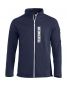 Preview: Unisex-Sweatjacke Beschriftung weiss FEUERWEHR klein quer auf Brust