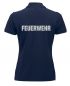 Preview: Polo-Shirt Manhattan Ladies Beschriftung refl. FEUERWEHR gross auf Rücken