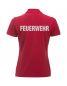 Preview: Polo-Shirt Manhattan Ladies Beschriftung refl. FEUERWEHR gross auf Rücken