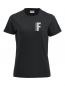 Preview: T-Shirt Premium T Ladies Beschriftung refl. FEUERWEHR klein auf Brust