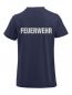 Preview: T-Shirt Premium T Ladies Beschriftung refl. FEUERWEHR gross auf Rücken