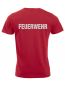 Preview: T-Shirt New-Classic T Beschriftung refl. FEUERWEHR gross auf Rücken