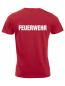 Preview: T-Shirt New-Classic T Beschriftung weiss FEUERWEHR gross auf Rücken