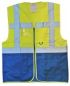 Preview: Funktionsweste Plus, Gelb/blau