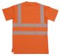 Preview: T-Shirt mit V-Ausschnitt ISO 20471 Klasse 2 Beschriftung refl. FEUERWEHR klein auf Brust