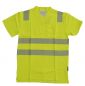 Preview: T-Shirt mit V-Ausschnitt ISO 20471 Klasse 2
