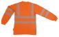 Preview: V-Neck Langarm T-Shirt ISO 20471 Klasse 2