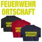 Preview: Polo-Shirt Rot mit Ortsname (Bitte unter Mitteilungen angeben)