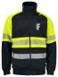 Preview: Sweatshirt Jacke EN ISO 20471 Klasse 1 Beschriftung refl. FEUERWEHR klein auf Brust
