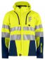 Preview: Funktionnelle Softshell-Jacke EN ISO 20471 Klasse 3/2 Beschriftung refl. FEUERWEHR klein auf Brust