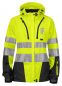 Preview: Softshell Damenjacke EN ISO20471 Klasse 3/2 Beschriftung refl. FEUERWEHR klein auf Brust
