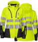 Preview: Softshell Damenjacke EN ISO20471 Klasse 3/2 Beschriftung refl. FEUERWEHR klein auf Brust und gross auf Rücken