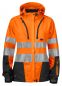 Preview: Softshell Damenjacke EN ISO20471 Klasse 3/2 Beschriftung refl. FEUERWEHR gross auf Rücken