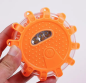 Preview: Warnleuchte Orange mit Batterie