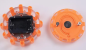 Preview: Warnleuchte Orange mit Batterie