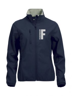 Softshell-Jacke Basic Ladies Beschriftung refl. FEUERWEHR klein auf Brust