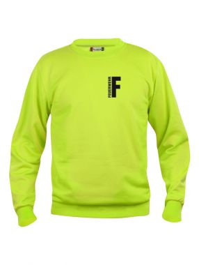 Sweat-Shirt Basic Beschriftung schwarz FEUERWEHR klein auf Brust