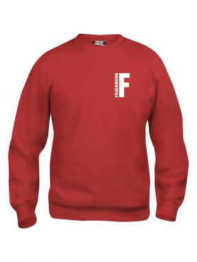 Sweat-Shirt Basic Beschriftung weiss FEUERWEHR klein auf Brust