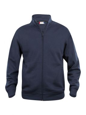 Sweatjacke Basic Cardigan Beschriftung refl. FEUERWEHR gross auf Rücken