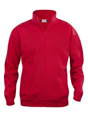 Sweatjacke Basic Cardigan Beschriftung refl. FEUERWEHR gross auf Rücken