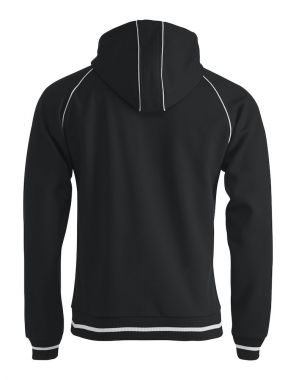 Sportliche Sweatjacke Beschriftung weiss FEUERWEHR klein auf Brust