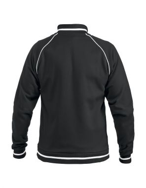 Sportliche Sweatjacke ohne Kapuze