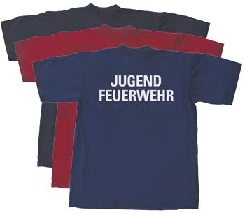 T-Shirt JUGEND FEUERWEHR auf Rücken