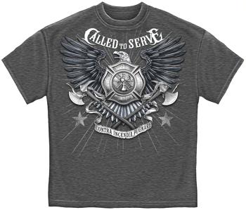 T-Shirt, Called To Serve Firefighter Tee