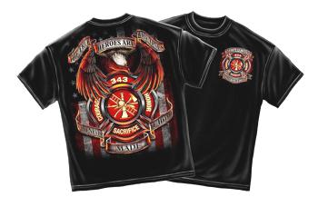 T-Shirt, True Hero Firefighter