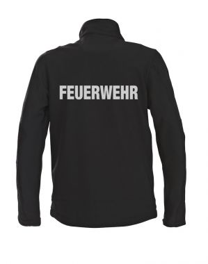 Softshell-Jacke Trial Beschriftung refl. FEUERWEHR gross auf Rücken