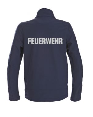 Softshell-Jacke Trial Beschriftung refl. FEUERWEHR gross auf Rücken