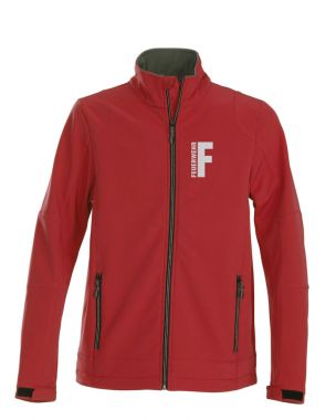 Softshell-Jacke Trial Beschriftung refl. FEUERWEHR klein auf Brust